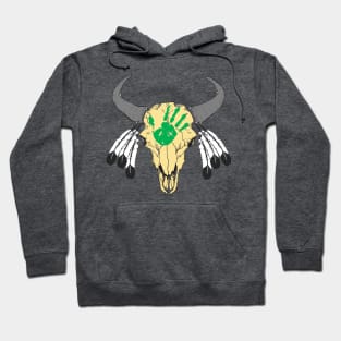 Bison Skull 7 Hoodie